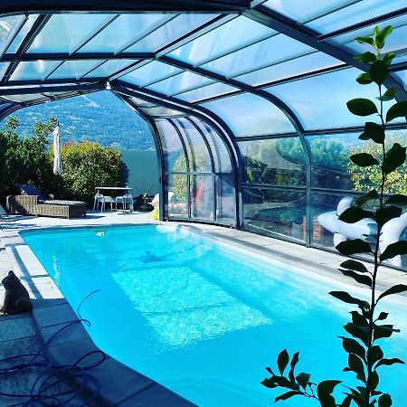 O Rendez Vous Maison Mitoyenne Piscine Chauffee Mars-Octobre Grimisuat Exterior foto