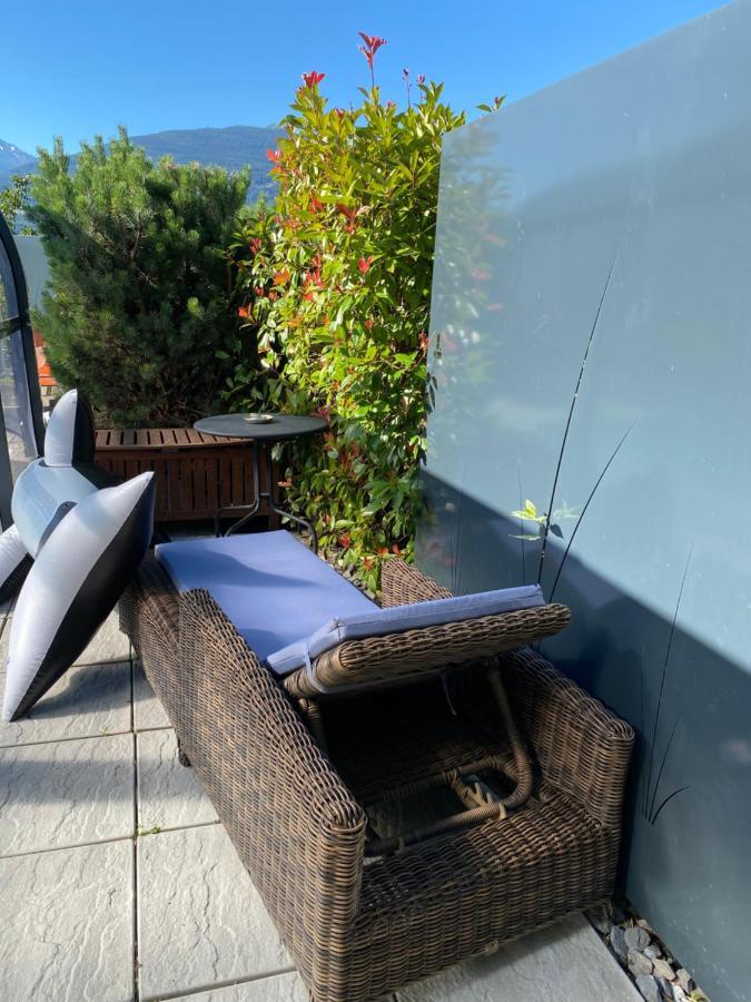O Rendez Vous Maison Mitoyenne Piscine Chauffee Mars-Octobre Grimisuat Exterior foto